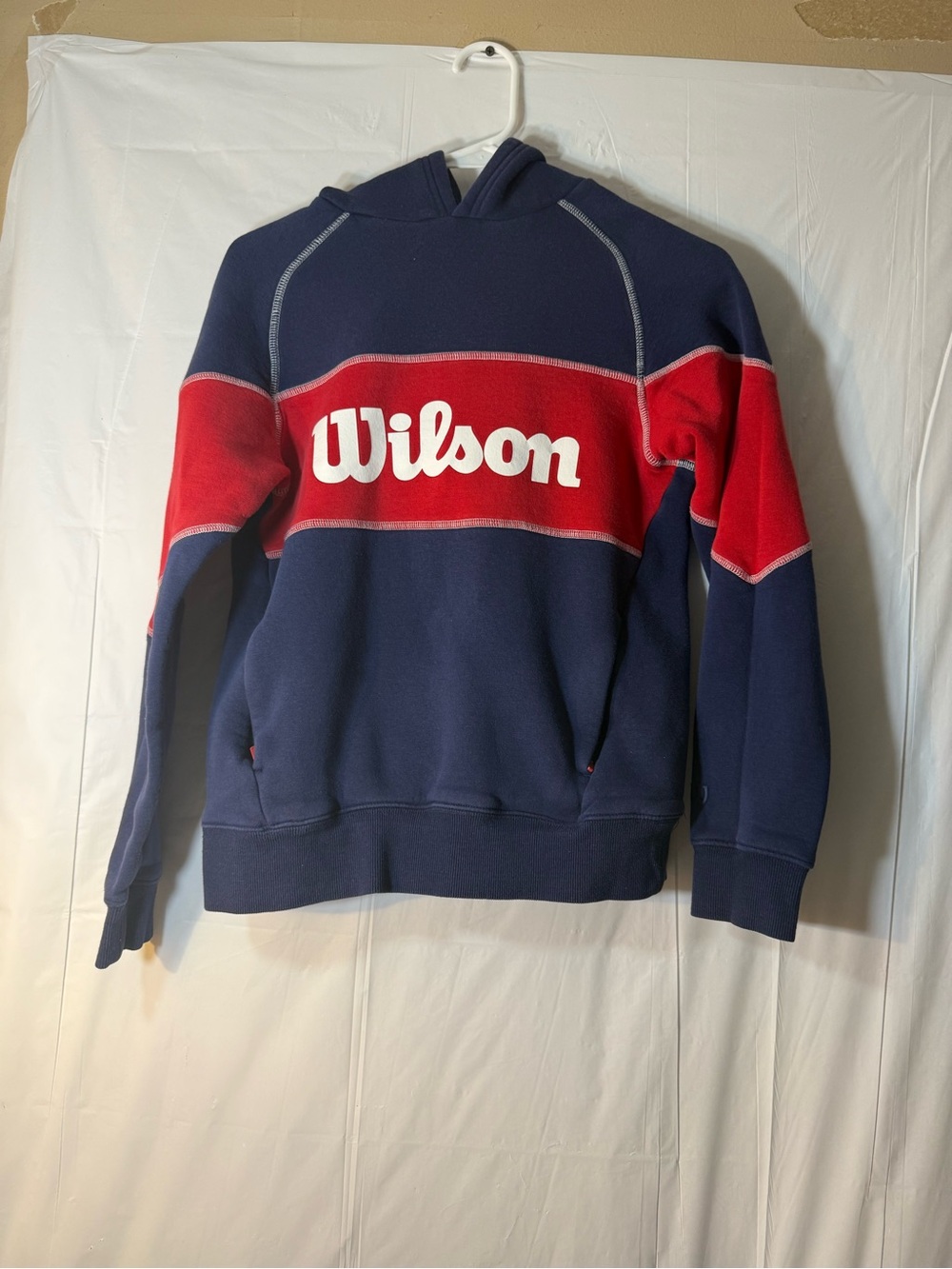 Wilson boys Classic Colorblock Fleece Hoodie size 14/16